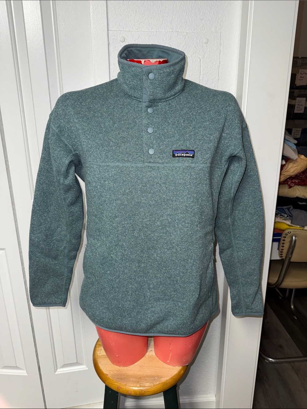 Patagonia Synchilla sweater snap button